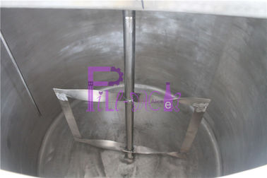 مزدوجة جدار التدفئة الكهربائية السكر وعاء ذوبان / خزان للخط إنتاج المشروبات الغازية