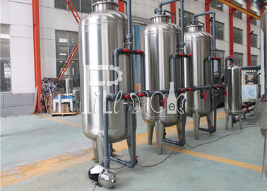 نظام معالجة المياه الأوتوماتيكي 10000LPH UF من الفولاذ المقاوم للصدأ لمياه الشرب
