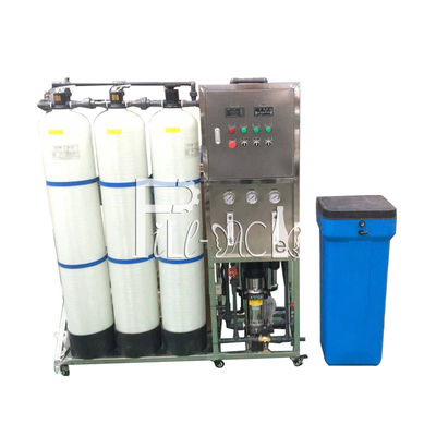 250LPH أحادي الكتلة التناضح العكسي RO آلة معالجة مياه الشرب مع مرشح FRP