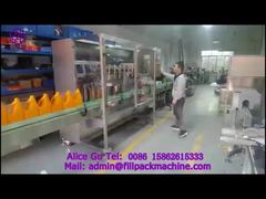 2158 J113 خط إنتاج الملء والتغطية ووضع العلامات الخطي من النوع المنفصل ذو 8 محطات