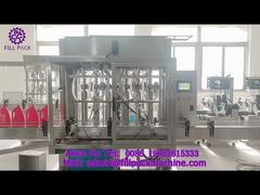 2159 M10 منظف سائل مكبس خطي من النوع المنفصل ذو 6 محطات للتعبئة والتغطية ووضع العلامات على المنتجات