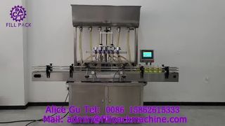 2343 J18 آلة تعبئة ذات 6 رؤوس تعمل بمحرك مؤازر