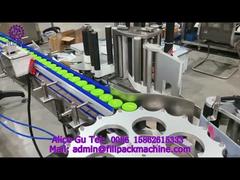 2164 M4 صفيح غطاء زجاجي زجاجة أوتوماتيكية دوارة ذاتية اللصق آلة وضع العلامات الأسبوعية