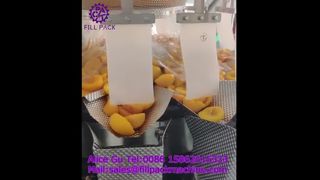 2249 O18 آلة وزن وتعبئة الخوخ الأصفر الأوتوماتيكية في علب الصفيح