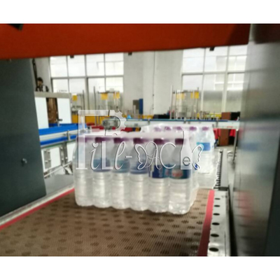 التلقائي L نوع PE يتقلص فيلم التفاف المياه المشروبات زجاجة PET الزجاج يمكن تغليف معدات آلة التغليف
