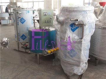 1 T / H التدفئة الكهربائية UHT معقم لالمشروبات خط إنتاج لفائف نوع