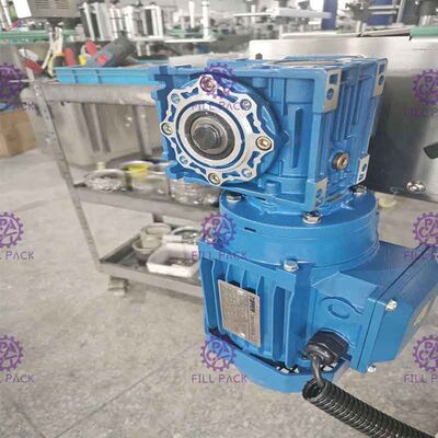 آلة لصق الملصقات ذات الرأس الواحد 50BPM للزجاجة المستديرة