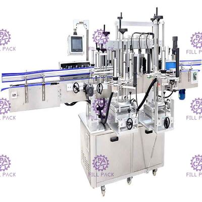 ضعف أو ثلاثة جوانب لاصق آلة وسم زجاجة آلة خط المعدات