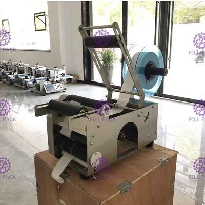 آلة لصق ملصقات ذاتية اللصق Semiauto 50BPH مع طابعة كود