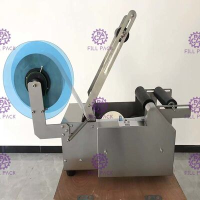 آلة لصق ملصقات ذاتية اللصق Semiauto 50BPH مع طابعة كود