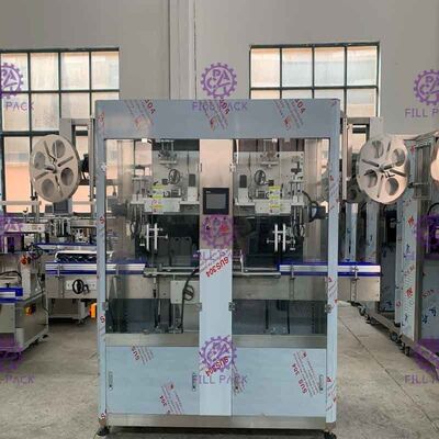 آلة وضع العلامات على زجاجة الحيوانات الأليفة سعة 1 لتر آلة لصق غطاء المحرك من باناسونيك 400BPM