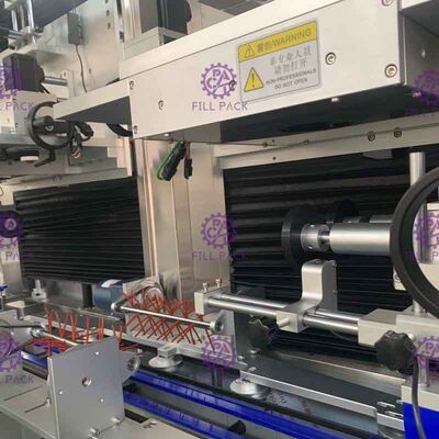 آلة وضع العلامات على زجاجة الحيوانات الأليفة سعة 1 لتر آلة لصق غطاء المحرك من باناسونيك 400BPM