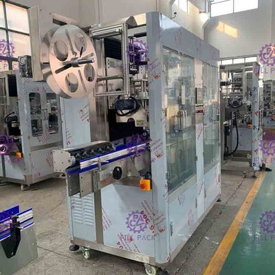 آلة وضع العلامات على زجاجة الحيوانات الأليفة سعة 1 لتر آلة لصق غطاء المحرك من باناسونيك 400BPM