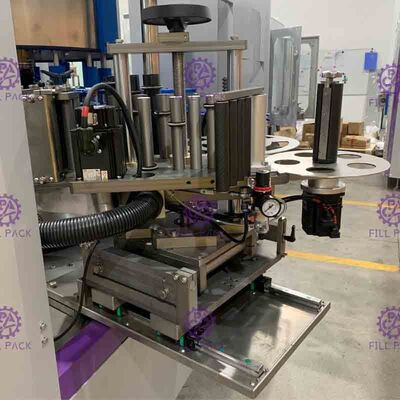 نوع الروتاري ذاتية اللصق اللاصق آلة وسم زجاجة البيرة الزجاجية لملصق واحد