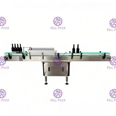 جولة جرة الزجاج التلقائي آلة وسم السامي سرعة ويت الغراء