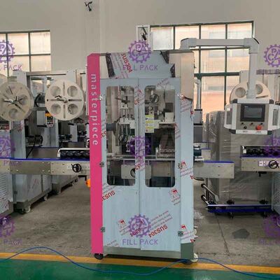 ضعف القيادة أربعة شفرات المثبتة زجاجة آلة وسم مع سائق باناسونيك