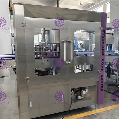 OPP الغراء الساخن نذوب زجاجة المياه / آلة وسم العلامات بسرعة عالية