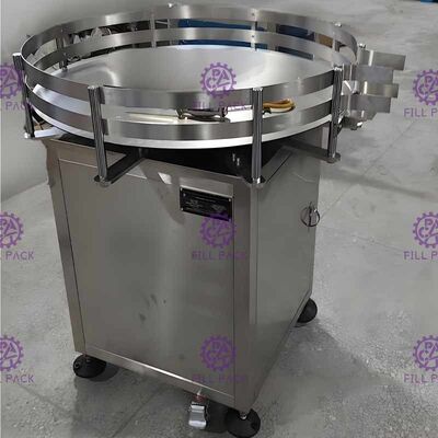 6000BPH الفرز تغذية زجاجة دوارة مع جدول تراكم