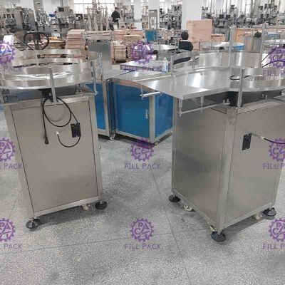 6000BPH تراكم دوران PET زجاجة تغذية الجدول