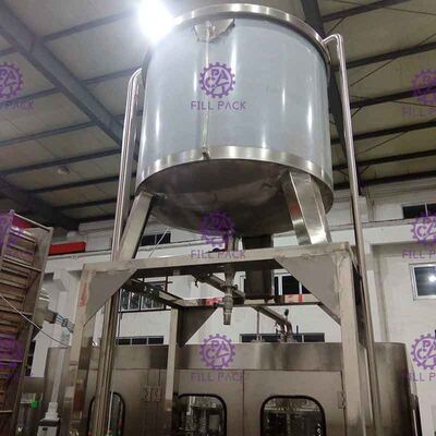 Monoblock الكامل التلقائي آلة تعبئة المياه 3-10L زجاجة 3 في 1 8 رؤساء