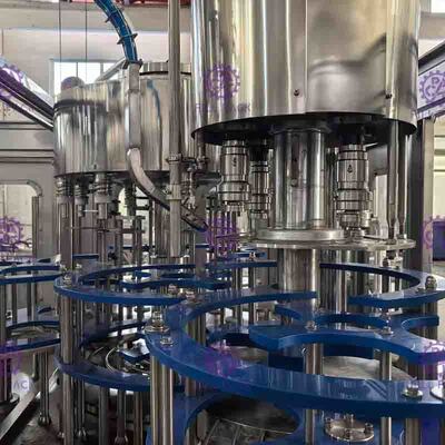 3L / 5L / 10L زجاجة مياه معدنية بلاستيكية 2 في 1 معدات حشو الشطاف كابر / مصنع / آلة / نظام / خط