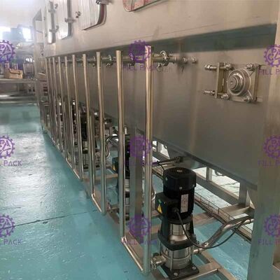 2 خط 5 جالون تعبئة المياه آلة / مصنع 300 BPH للمياه Minear