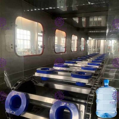 300BPH التلقائي آلة تعبئة المياه 5 جالون مع التحكم PLC