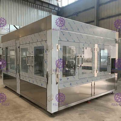 PET بلاستيك زجاج 3 في 1 Monobloc المشروبات الغازية كولا زجاجة ملء آلة / معدات / خط / مصنع / نظام