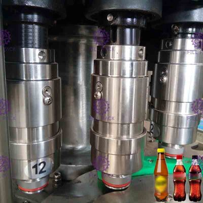 كولا / الغازية المشروبات الغازية ملء خط 5KW عالية السرعة للزجاجة من البلاستيك