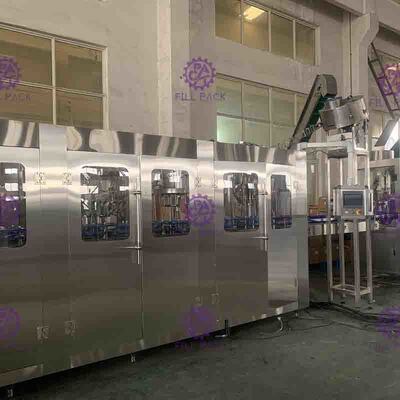 غير غاس السائل معدات تعبئة زجاجة 7.5KW 3200 * 2580 * 2000