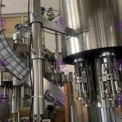 12000BPH زجاجة ملء آلة التحكم حلقة نوع السائل اسطوانة PLC