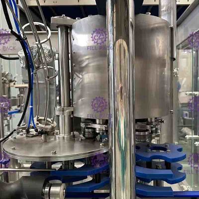 2 في 1 8000BPH يمكن تعبئة الخط، SUS304 يمكن ملء آلة