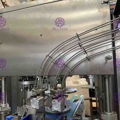 تعبئة سائلة مدمجة 10000CPH 6 رؤوس ماكينة خياطة علب الصفيح الأوتوماتيكية
