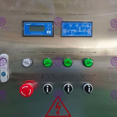 1000LPH أحادي الكتلة نظام معالجة المياه RO بالتناضح العكسي