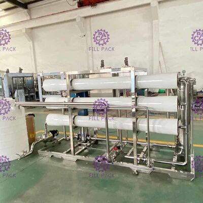 3000LPH المعدنية المجوفة الألياف فائقة تنقية نظام تصفية آلة المياه