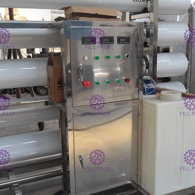 12000LPH السيارات أنظمة لتنقية المياه، نظام رو المياه الأشعة فوق البنفسجية خزون برج خلط