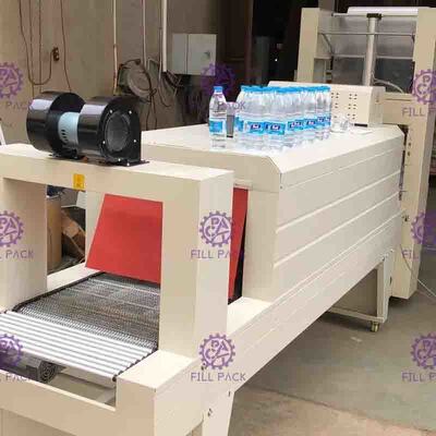5pcs / Min PE Film Shrink Packaging Equipment مع نفق الانكماش الحراري