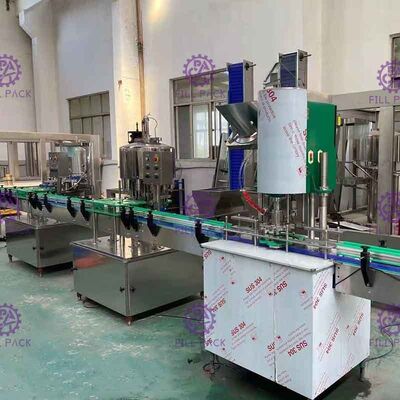 مياه الشرب النقية زجاجة PET 3 في 1 معدات ملء الشطف أحادية الكتلة / مصنع / آلة / نظام / خط