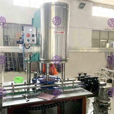 آلة تعبئة المشروبات الغازية 1500BPH PLC ، خط إنتاج المشروبات الغازية