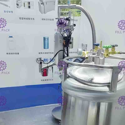 حاقن SUS304 Ln2 سائل نيتروجين Doser مع رف التثبيت