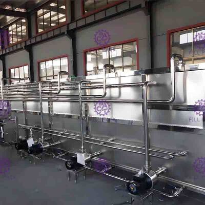حار تعبئة شراب زجاجة تعليب آلة عصير يبرد يعقم نظام شراب صناعة