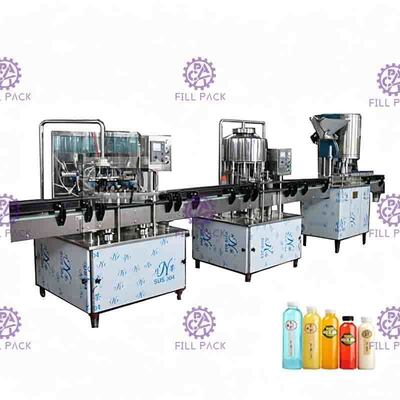 خط تعبئة المشروبات الغازية غير الصودا 2000BPH ، آلة تعبئة وتغليف الشطف
