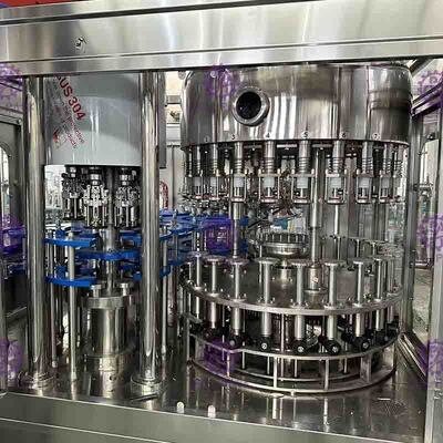 زجاجة الزجاج تعبئة الخط آلة التحكم PLC الخل إنتاج 40 رئيس