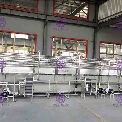 حار تعبئة خط زجاجة يعبئ آلة معقم بخار تدفئة عزل طبقة