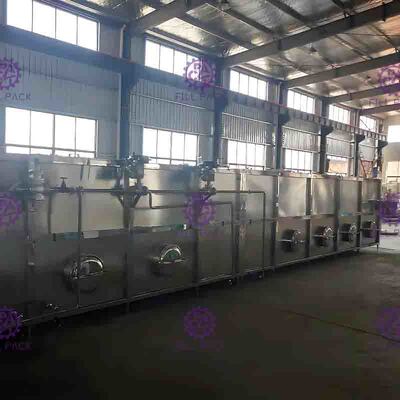 معقم كهربائي زجاجة تعليب آلة نظام، هندسة بلاستيك حزام سير يعيد دبابة نظام
