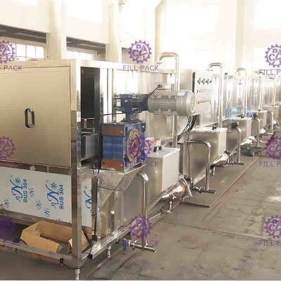 المشروبات تصنيع البلاستيك المعبأة في زجاجات عصير التبريد معقم 80-60 ℃