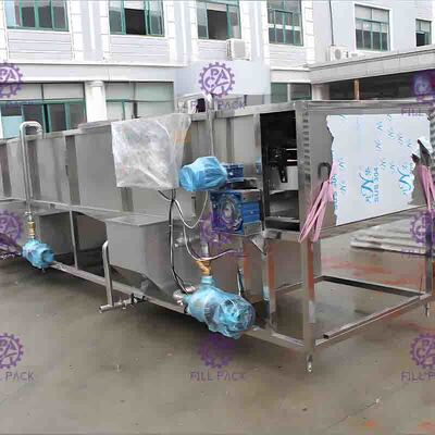 المشروبات تصنيع البلاستيك المعبأة في زجاجات عصير التبريد معقم 80-60 ℃
