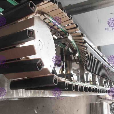 عصير خط خط زجاجة يعبئ آلة تجهيز ثيرموديناميك يعقم نظام