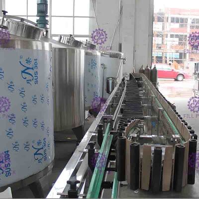 500ml - 750ml زجاجة يعبئ آلة لنكهة عصير يعالج خط