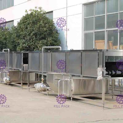 مستقر بنكهة المعبأة في زجاجات عصير التبريد آلة الفولاذ المقاوم للصدأ